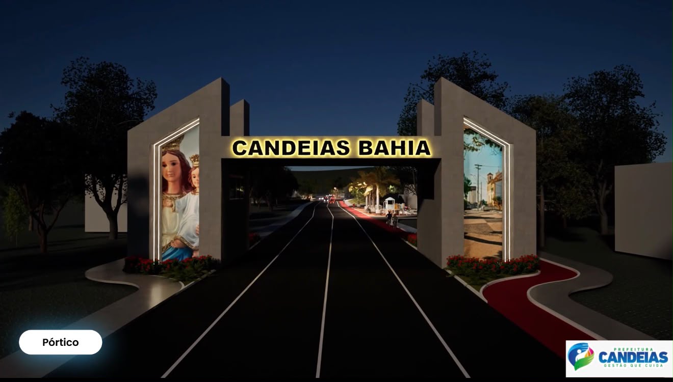 Candeias: Prefeito dará ordem de serviço para construção do Portal de entrada da cidade